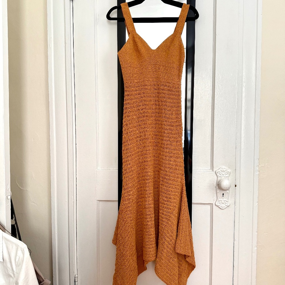 Crochet midi dress